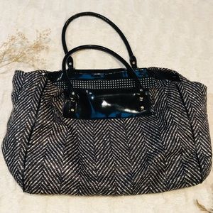 Vintage Kate Spade ♠️ black and white tote